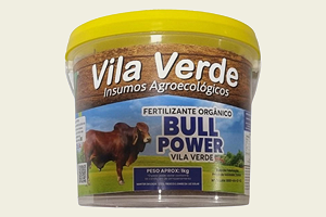 Fertilizante Orgânico Bull Power Vila Verde 1kg Linha Premium