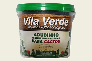 Adubinho Fertilizante Orgânico Para Cactos Vila Verde 1kg Linha Premium